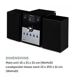Компактна стереосистема Auna MC-30 DAB (10033050) - мініатюра 7