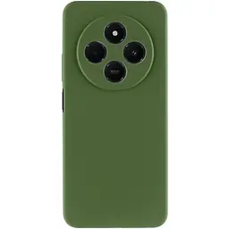 Чохол Silicone Cover Ummi Lakshmi Full Camera (AA) для Xiaomi Redmi 14C / Poco C75 Зелений / Dark green - мініатюра 2