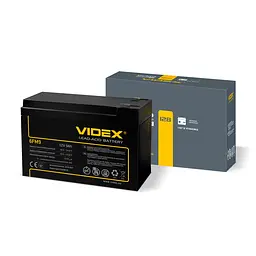 Акумулятор свинцево-кислотний Videx 6FM9 12V/9Ah color box 1 VIDEX (25081-000)