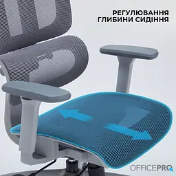 Крісло офісне OfficePro Grey (OC680G) - мініатюра 12