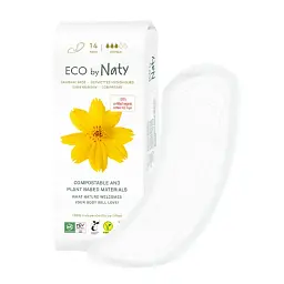 Органічні прокладки Eco by Naty Normal 14 шт. без крилець