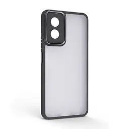 Защитный чехол для OPPO A38 4G/A18 4G, Shade, черный, TPU+PC, матовый, защита всего корпуса, панель-накладка, противоударный, с высокими бортами, амортизирует удары при падениях, ArmorStandart (ARM73434)