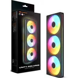 Корпусний вентилятор Cougar Unity 360 Reverse Blade ARGB Black (3MUN36RA1.0001) [176245] - мініатюра 5