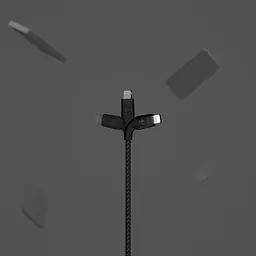 Кабель Belkin USB-C > Lightning заряджання/синхронізації 1м, Type-C, плетений, силіконовий, з ремінц teh0013623 - мініатюра 10