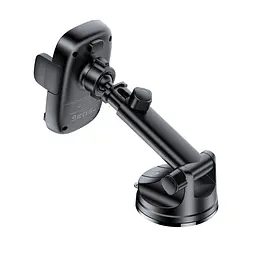 Автотримач для телефону з БЗП ACEFAST D49 press type wireless charging car holder for dashboard Чорний - мініатюра 3