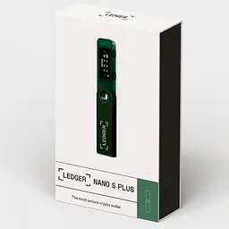 Криптогаманець Ledger Nano S Plus Emerald Green — апаратний криптовалютний гаманець з холодним зберіганням, USB-підключенням, мультивалютною підтримкою, зберіганням NFT, корпус-флешка - мініатюра 3