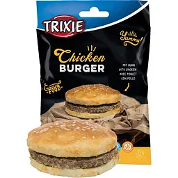 Ласощі Trixie Chicken Burger для собак Бургер з куркою 9 см 140 г (арт.31505)