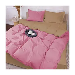 Постільна білизна MirSon Poplin Line 015 + 041 Honey 143 x 210 (2200006281276)