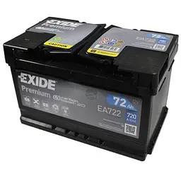 Акумулятор автомобільний EXIDE PREMIUM 72A (EA722) - мініатюра 9