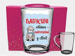 Чашка FARGLASS 320мл New morning q0896 до Дня мами у подар.уп. Бабусини обiйми