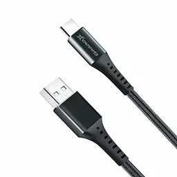Дата кабель USB 2.0 AM to Type-C 1.2m Black Grand-X (FC-12B) - мініатюра 2
