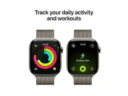 Смарт-годинник Apple Watch Series 11 GPS + Cellular 42mm Natural Tit. Case w. Natural Milanese Loop (MF8P4) - мініатюра 3