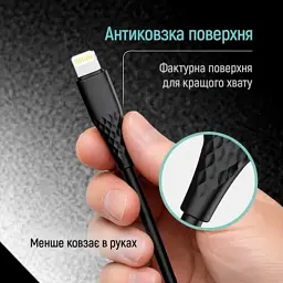 Дата кабель USB-C to USB-C 1.0m 3A 60W warm light gray ColorWay (CW-CBPDCC092-GR) - мініатюра 9
