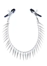 Затискачі для сосків Exclusive Nipple Clamps No.10 сріблясті - мініатюра 1