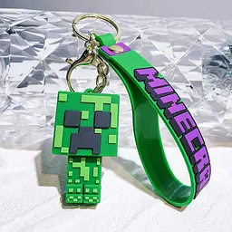 Брелок Watchbands Крипер з Майнкрафт Creeper Minecraft великий (KCHN-MNCRFT/04) - мініатюра 3