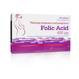 Вітаміни та мінерали Olimp Sport Nutrition Folic Acid, 30 таблеток