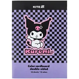 Картон кольоровий двосторонній Kuromi Kite HK24-255-2 10 кольорів