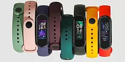 Ремінець силіконовий для Xiaomi MI Band 5 [Mint] [48712] - мініатюра 3