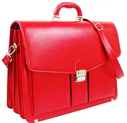 Жіночий портфель зі шкірозамінника AMO SST02 Червоний - мініатюра 3