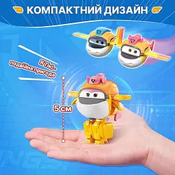 Ігрова фігурка-трансформер Super Wings Transform-a-Bots Тікі (Tiki) 5 см (EU780059) - мініатюра 5