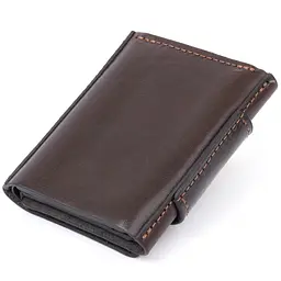 Чоловічий шкіряний гаманець GRANDE PELLE 7,5х10х2,5 см acs0015039 - мініатюра 2