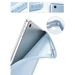 Чохол-книжка BeCover Tri Fold Soft TPU Silicone для Apple iPad 9.7 2017/2018 A1822/A1823/A1893/A1954 Light Blue (708512) - мініатюра 4