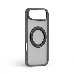 Противоударный чехол-панель для Apple iPhone 17 Air, Unit Stand2, серый, силикон + поликарбонат, защита всего корпуса, с подставкой, поддержка магнитных держателей и беспроводной зарядки (MagSafe), ArmorStandart (ARM86343) - мініатюра 2