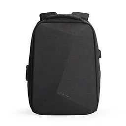 Рюкзак міський для ноутбука 15.6" Mark Ryden 9405 з USB та дощовиком 20л Black (18665) - мініатюра 3