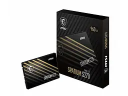 SSD-накопичувач MSI Spatium S270 480 GB (S78-440E350-P83) - мініатюра 4