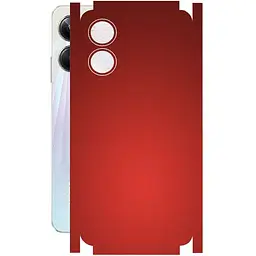 Защитная пленка StatusSKIN для Realme 10 Pro Корпус Винил красная матовая