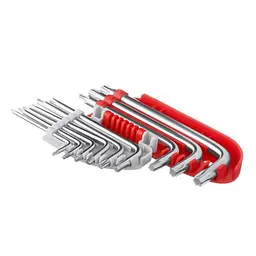 Набір шестигранних ключів зірочок Torx Intertool Pro HT-1821 (у наборі 9 шт.) - мініатюра 3