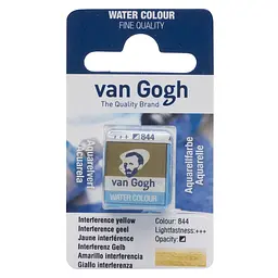 Фарба акварельна Van Gogh (844) Інтерферентний жовтий кювета Royal Talens