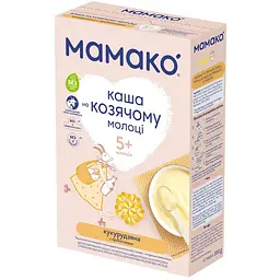 Уцінка. Каша на козячому молоці МАМАКО Кукурудзяна 200 г