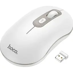 Бездротова миша Hoco GM21 Platinum 2.4G Business Wireless Mouse White Gray