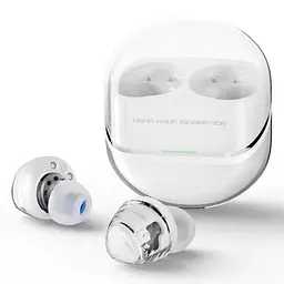 Bluetooth навушники - бездротові tws Soundpeats Clear Dots Pods cream (білі)