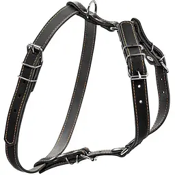 Шлея Collar одинарна для малих та середніх собак (ширина 20мм, А:40-56см, В:57-65см) чорний