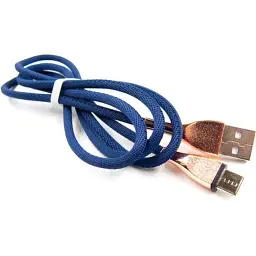 Дата кабель USB 2.0 AM to USB-C 1.0m blue Dengos (NTK-TC-SET-DBLUE) - миниатюра 2