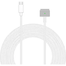 Кабель DK 170 см (45w-87w) Type-C / USB-C на MagSafe 2 для Apple MacBook white - мініатюра 2