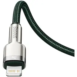 Кабель Baseus Cafule Metal USB-C to Lightning PD 20W 1m Green (CATLJK-A06) [169507] - мініатюра 5