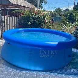 Надувний наливний басейн Intex 244×76 см 2420 л літній басейн для дітей і дорослих - мініатюра 3