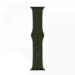 Ремінець Silicone Apple Watch 38/40/41 мм Dark Olive S