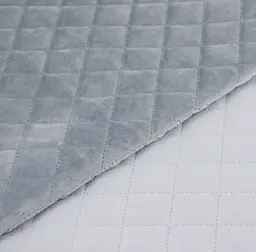 Чохол на подушку Руно 50х70 VeLour "Dark Grey ромб" (382.55_Dark Grey ромб) - мініатюра 4
