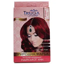 Природна фарба на основі хни "Рубін" Triuga 4168 25 г (8908003544168)