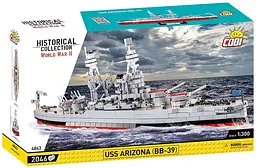 Конструктор COBI корабель 1:300 USS ARIZONA BB39 4843