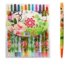 Крейда воскова Crayons Квіти, 12 кольорів