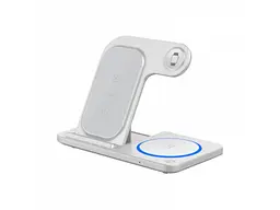 Бездротовий зарядний пристрій WiWU WI-W020 3 в 1 15 W White