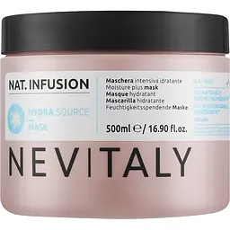 Маска Nevitaly Hydra Source Moisture Plus Mask для максимального зволоження сухого волосся 500 мл