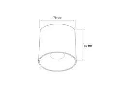 Точковий світильник MJ-Light SLC73018/5W BK 3000K - мініатюра 2