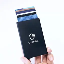 Картхолдер CoolWallet із захистом RFID, Чорний - мініатюра 2