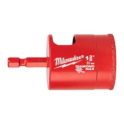 Коронка алмазна Diamond Plus/Max MILWAUKEE, діаметр 35,0мм (1/4'' Hex) (свердління з водою)